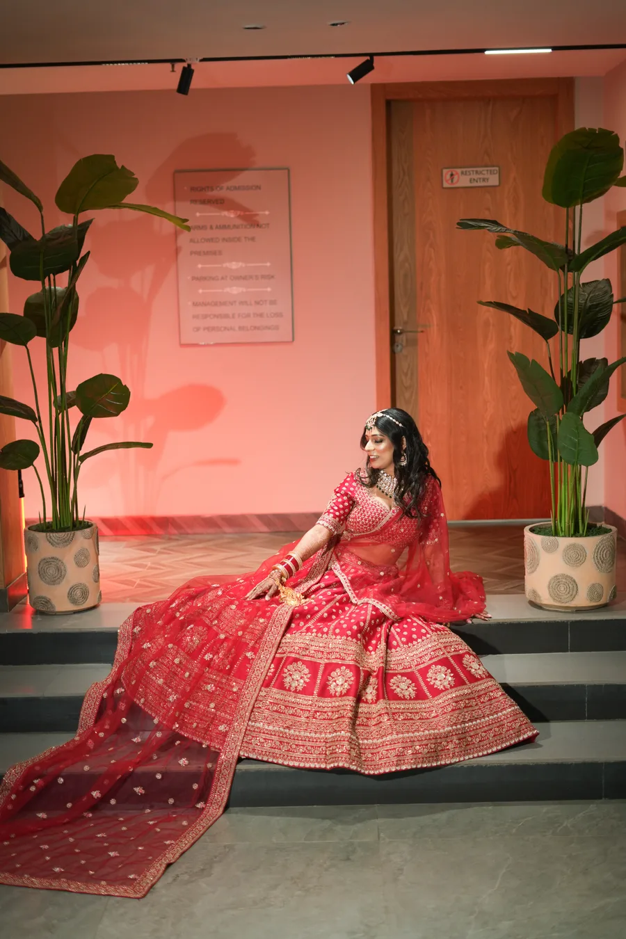 Cinematic wedding moment photographed by Lens9 Studio, New Delhi